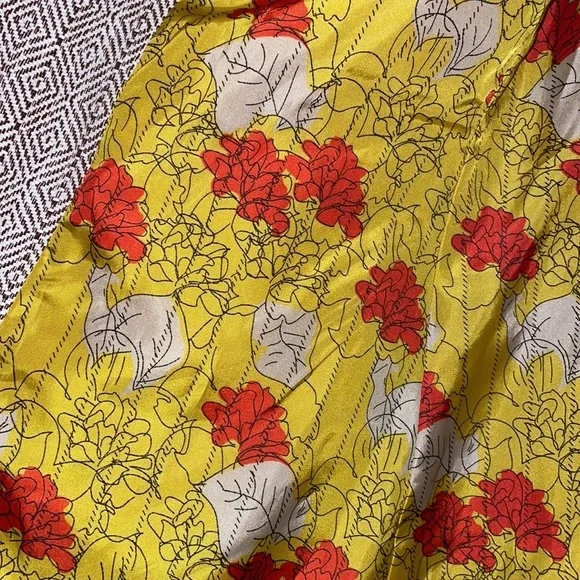 Anthropologie Tulle Coat Size L Lined ZipFront - Picture 9 of 14